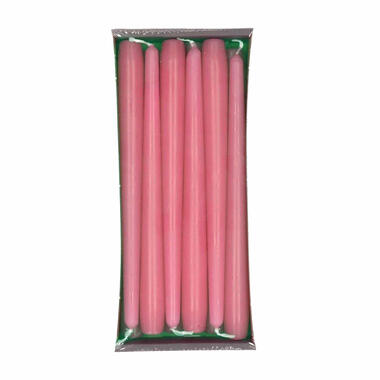 Enlightening Candles Dinerkaarsen - 12 stuks - oud roze - 25 cm product