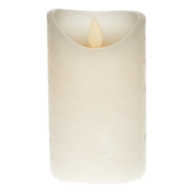 Stompkaars - ivoor - flakkerende vlam - LED kaarsen - 12 cm product