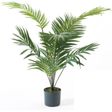 Kunstplant - palmboom - groen - in pot - 90 cm product