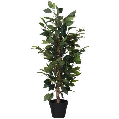 Kunstplant - ficus - groen - 95 cm - 380 bladeren product