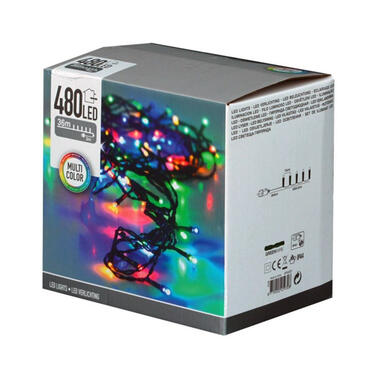 Kerstboomverlichting - gekleurd - 480 LEDs - buiten - 36 m product