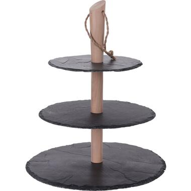 Etagere - 3-laags - leisteen - 30 cm product