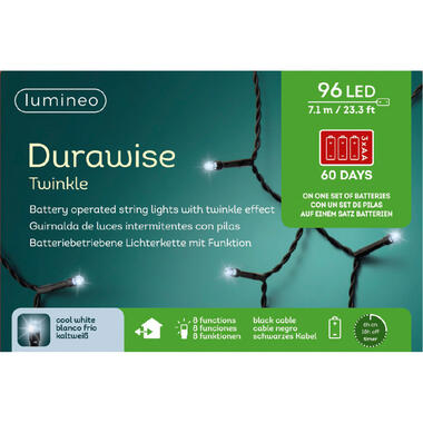 Lumineo Kerstverlichting - LED - batterijen - 710 cm product