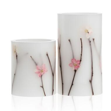 Pauleen Shiny Blossom Candle white-flowers. product