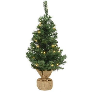 Everlands Kunstkerstboom - met verlichting - 60 cm product