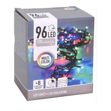 Christmas Lights Kerstverlichting - gekleurd - op batterij - 700 cm product