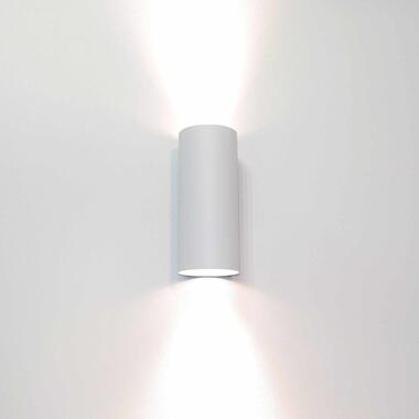 Artdelight Wandlamp Roulo 2 lichts H 15,4 Ø 6,5 cm wit product