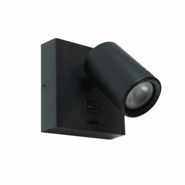 Artdelight Wandlamp Master USB zwart product