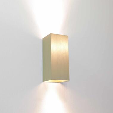Artdelight Wandlamp Dante 2 lichts 15,5 x 6,5 cm mat goud product