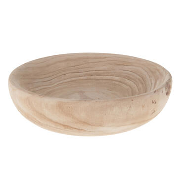 Fruitschaal - hout - rond - 33 cm product