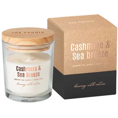 Bispol Cashmere Sea Breeze geurkaars - 28 uren product