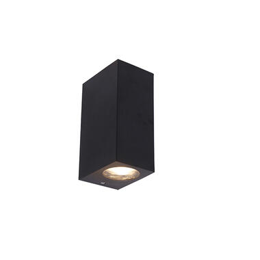 QAZQA Moderne wandlamp zwart van kunststof - Baleno II product