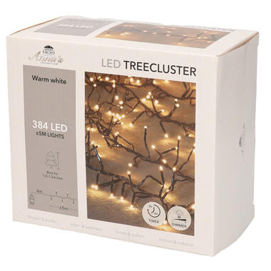 Anna's Collection Kerstverlichting - 384 lampjes - warm wit - 5 meter product