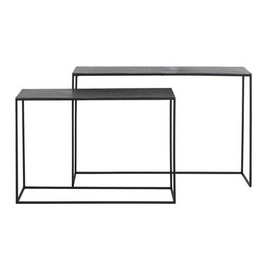 Side table Boca - Antiek Lood - Set product