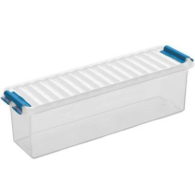 Q-line opbergbox 1,3L transparant blauw product