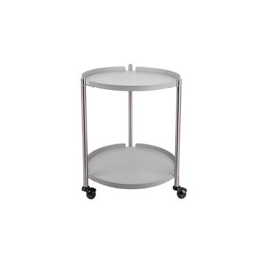 Side table Thrill - Staal Nikkel, Grijs - 42,5x52cm product