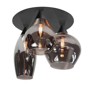 Highlight Plafondlamp Cambio 3 lichts Ø 32 cm zwart product