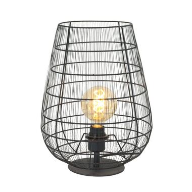 Anne Light & home Tafellamp anne light en home gloom 3002zw zwart product