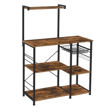 Parya Home - Keukenkast - Keukenrek - Industrieel - Hout - Bruin product