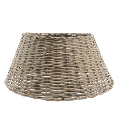 Decoris Kerstboommand - grijs - rotan - 70 x 28 cm product