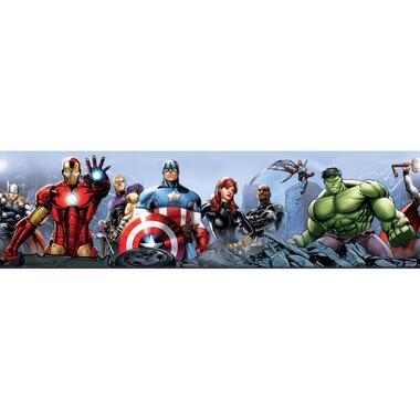 Sanders & Sanders zelfklevende behangrand - The Avengers - blauw, rood en groen product