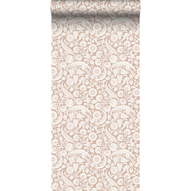 ESTAhome behang - bloemmotief - terracotta roze - 0,53 x 10,05 m - 139330 product
