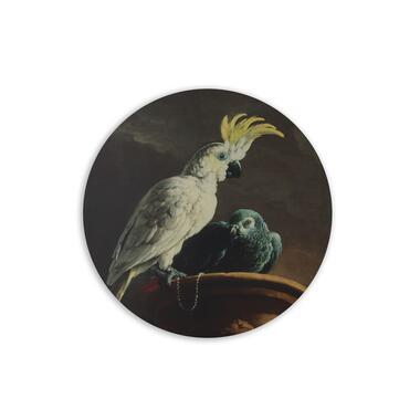 Art for the Home - Canvas Rond - De Menagerie - 70 diameter in cm product