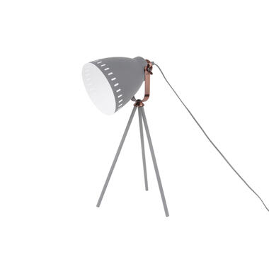 Tafellamp Mingle - 3 poten Metaal Grijs, Koper accent - 54x16,5cm product