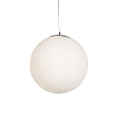 QAZQA Scandinavische hanglamp opaal glas 50cm - Ball 50 product