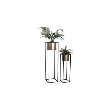 Lifa Living Set van 2 Plantenbakken Violet, Goud product