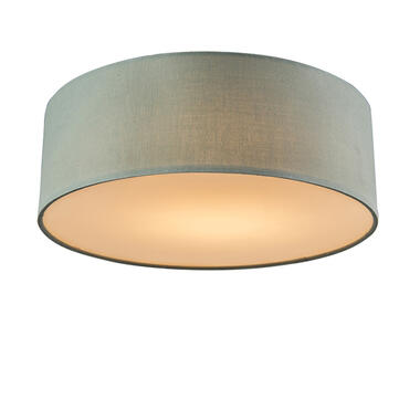 QAZQA Plafondlamp groen 30 cm incl. LED - Drum LED product