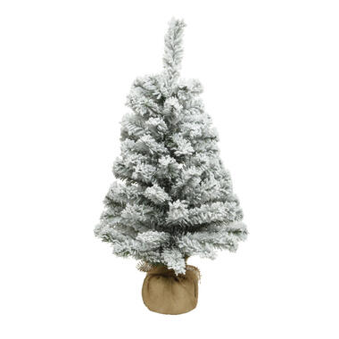 Everlands Kunstkerstboom - met nepsneeuw - 60 cm product