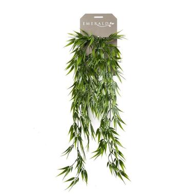 Kunstplant Bamboe - hangend - tak - groen - 75 cm product