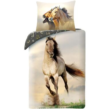 Animal Pictures Dekbedovertrek Paard Galop - Eenpersoons - 140 x 200 cm - Katoen product