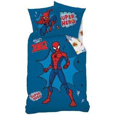 SpiderMan Dekbedovertrek Avengers - Eenpersoons - 140 x 200 cm - Katoen product