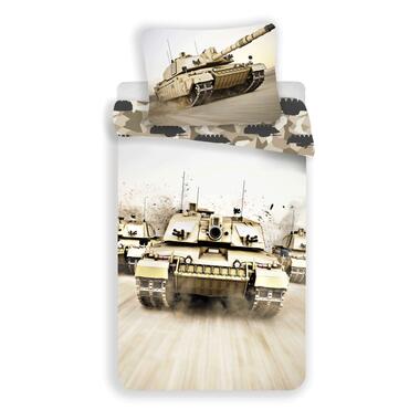 Tank Dekbedovertrek Camouflage - Eenpersoons - 140 x 200 cm - Katoen product