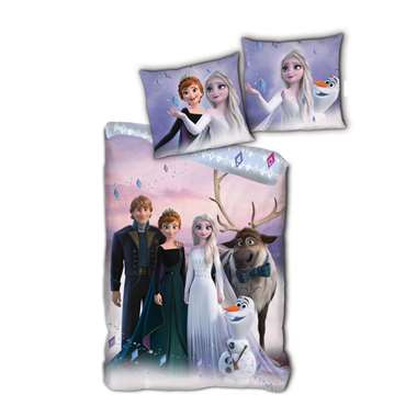 Mellow Editor Larry Belmont Disney Frozen Dekbedovertrek, Sister - Eenpersoons - 140 x 200 cm - Katoen  | Leen Bakker