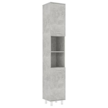 vidaXL Badkamerkast 30x30x179 cm spaanplaat betongrijs product