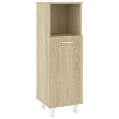 vidaXL Badkamerkast 30x30x95 cm spaanplaat sonoma eikenkleurig product