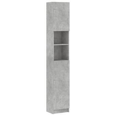vidaXL Badkamerkast 32x25,5x190 cm spaanplaat betongrijs product