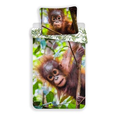 Animal Pictures Dekbedovertrek, Orangoetans - 140 x 200 + 70 x 90 cm - Katoen product