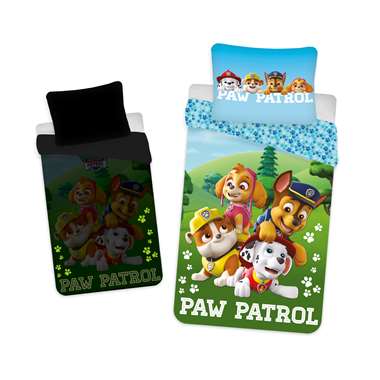 PAW Patrol Dekbedovertrek, Glow in the Dark - 140 x 200 + 70 x 90 cm - Katoen product