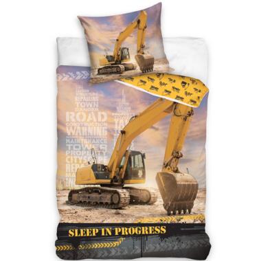 Graafmachine Dekbedovertrek Sleep in Progress - 140 x 200 + 70 x 90 cm - Katoen product