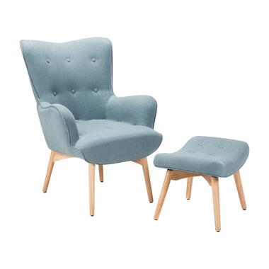 Beliani Fauteuil VEJLE - blauw polyester product
