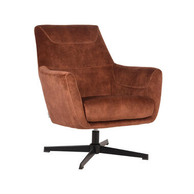 LABEL51 Fauteuil Toby - Rust - Velours product