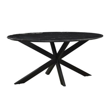 Livingfurn - Eetkamertafel - Spider Tafel Poot - Riverwood - 180 cm - Zwart