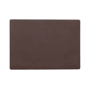 Wicotex Placemat Plain - luxe - bruin - 43 x 30 cm product