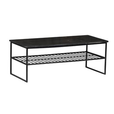 Livingfurn - Salontafel Dian Zwart - 40x90x35cm - Marmer