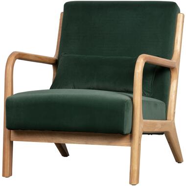 WOOOD Mark Fauteuil - Velvet - Flesgroen - 75x67x82 product