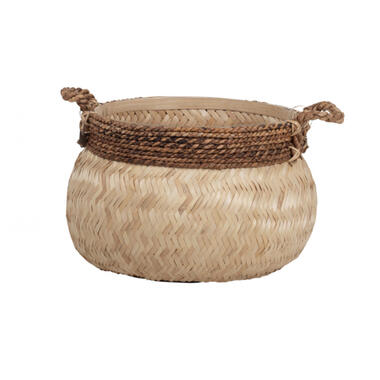 Giga Meubel Basket Bamboe - 58x58x40cm - Basket Bamboo Naturel product